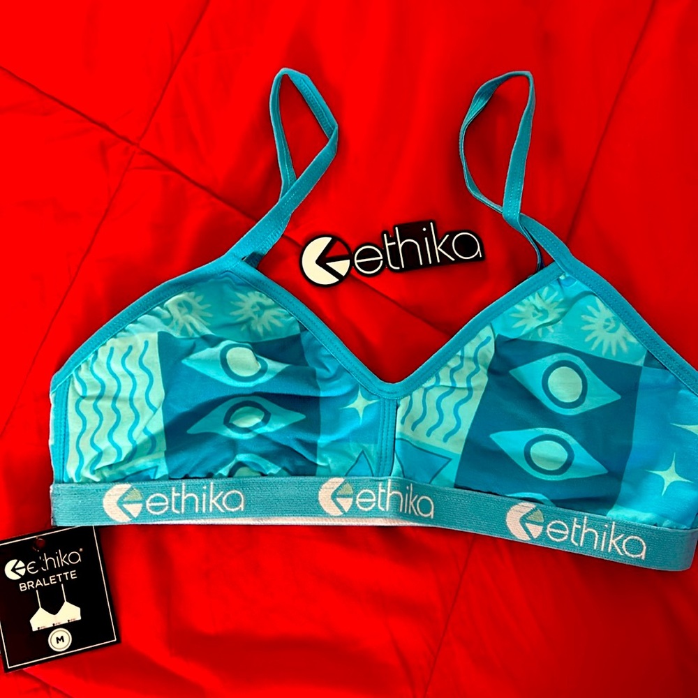 Ethika Light Blue Medium Bralette